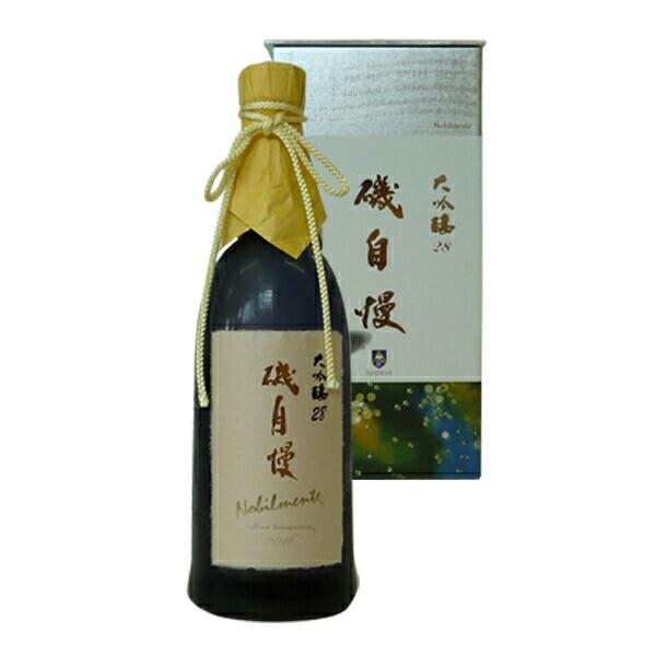 年1回出荷2025年今季分】磯自慢 大吟醸28 ノビルメンテ 720ml〔化粧箱