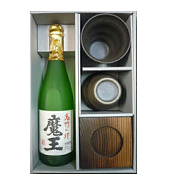 芋焼酎 魔王 720ml カップ付焼酎セット 酔々工房【□】【常温便