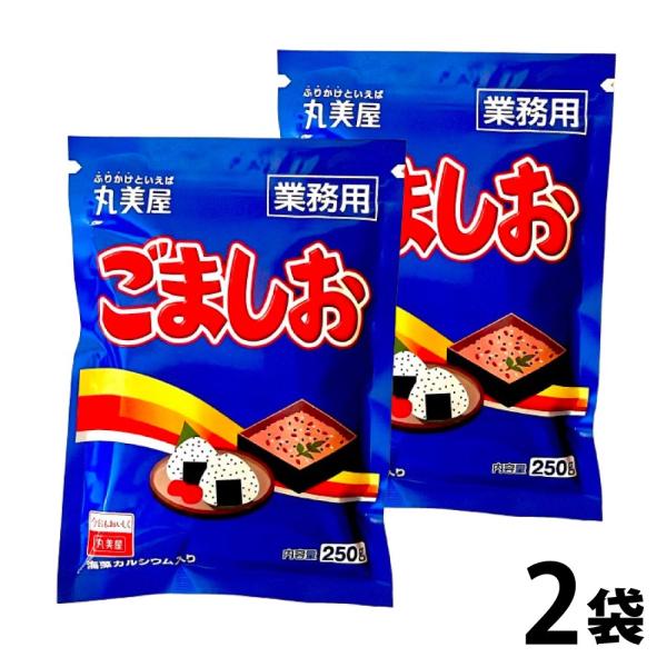 丸美屋 ふりかけ 丸美屋フーズ ごましお 500g (250g×2) 業務用 丸美屋 ふりかけ 丸美屋フーズ ごましお 500g (250g×2) 業務用