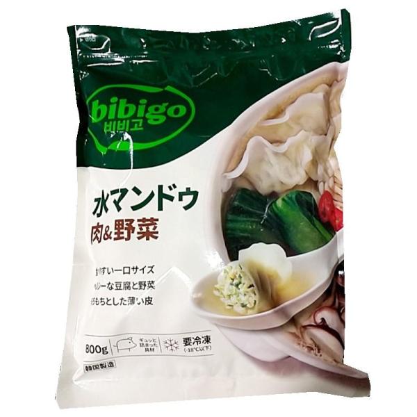 bibigo 水餃子 水マンドゥ ビビゴ 冷凍 800g 肉&野 CJ 焼