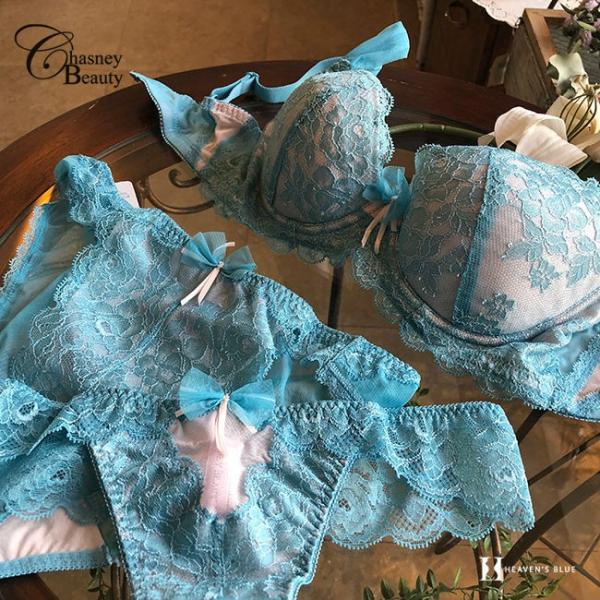 チェスニービューティー ブラジャー 大きいサイズ クイーン ウェイクアップブラ アクア 脇肉 3 4カップ つけ心地 バストアップ 育乳 レディース Apaproduction Fr