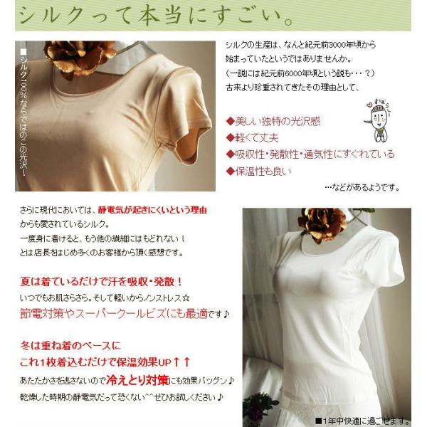 カップ付きインナー 半袖 シルク カップ付きtシャツ シルク100 インナー 冷えとり 冷え取り レディース 下着 返品交換対象外 Buyee 日本代购平台 产品购物网站大全 Buyee一站式代购 Bot Online