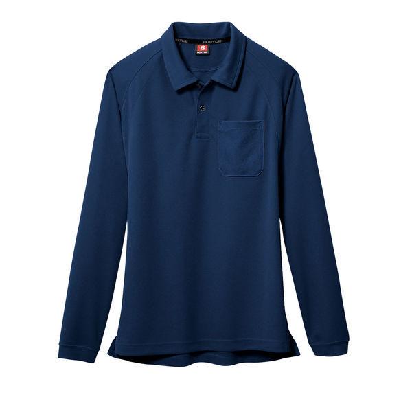 バートル 長袖ポロシャツ ネイビー L 103-3-L（直送品）