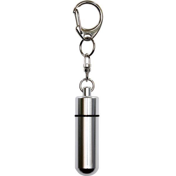 東京ローソク製造 遺骨カプセル 大 キーホルダー シルバー H5.1cm 060362 1セット(3個)（直送品）