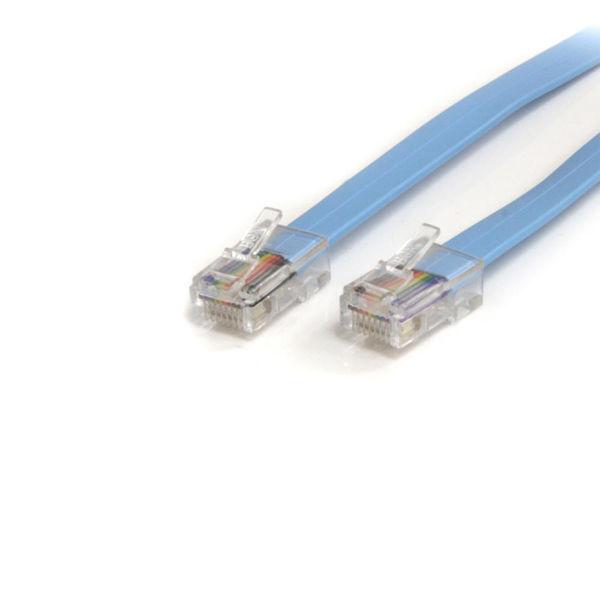 シスコ準拠コンソールケーブル 1.8m RJ45 オス/オス　ROLLOVERMM6　1個　StarTech.com（直送品）