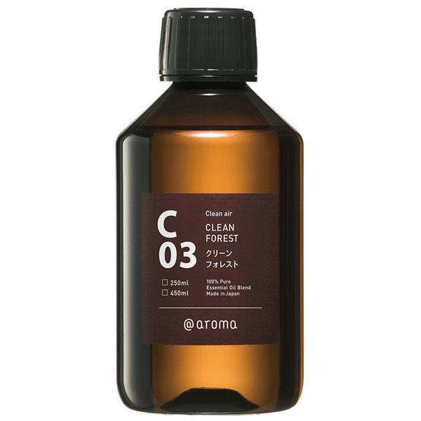@aroma（アットアロマ）アロマオイル クリーンエアー C03 クリーンフォレスト 1本 250mL　（直送品）