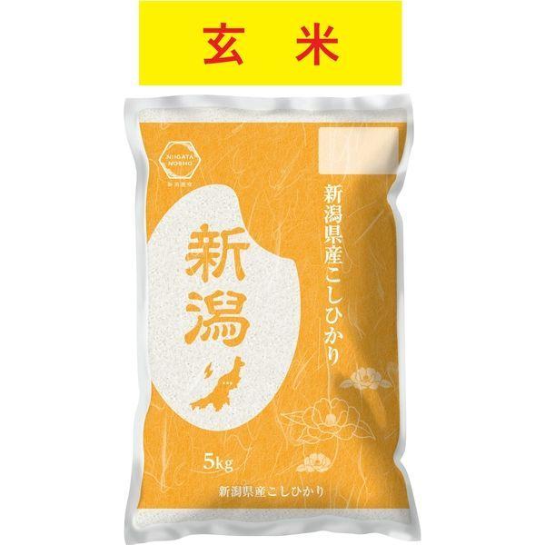 新潟農商 【玄米】新潟県産コシヒカリ 玄米5kg(5kg×1) 2803205G 1袋(5kg)（直送品）