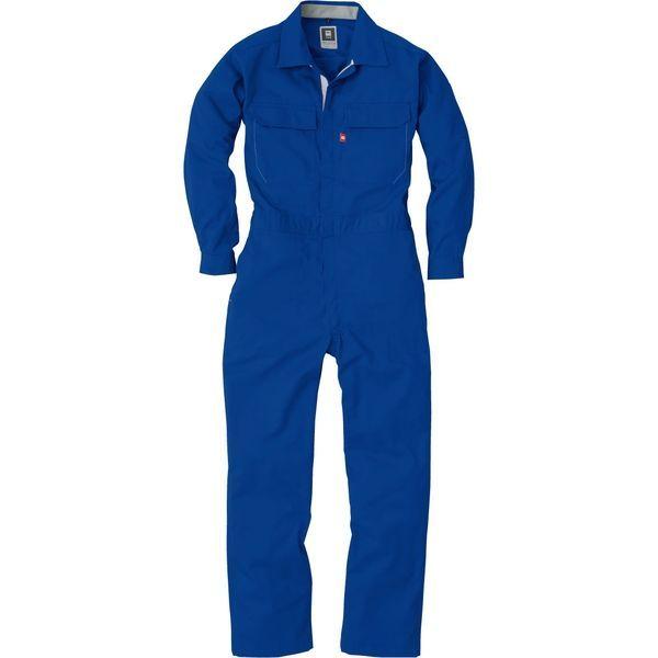 【ワークウェア・作業用つなぎ】マルキ T/C ツナギ服 ブルー L 921-04 丸鬼商店 1着（直送品）