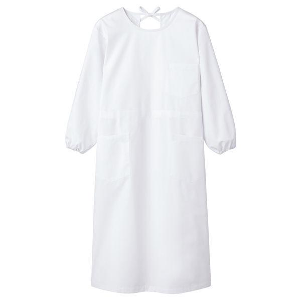 住商モンブラン 予防衣（レディス・長袖） 白 S 54-001（直送品）