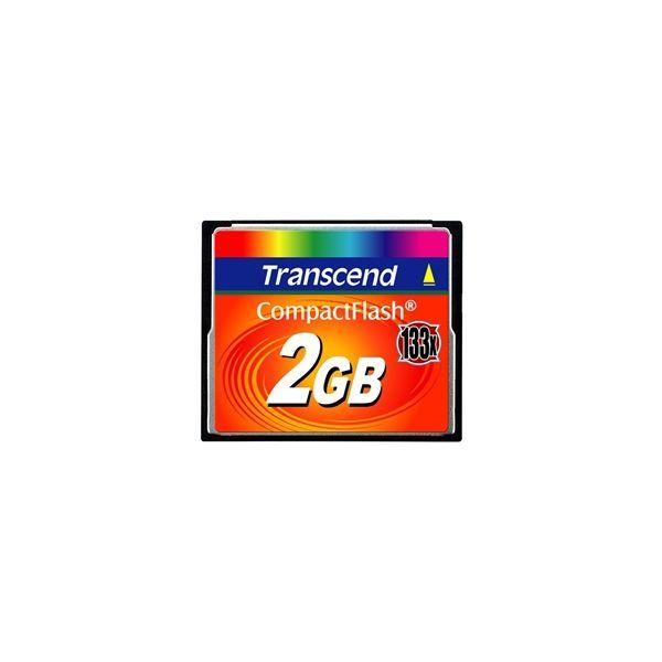 トランセンドジャパン　TS2GCF133　２ＧＢ　コンパクトフラッシュカード　（１３３Ｘ、Ｔ　ＹＰＥ　Ｉ）　１個　（直送品）