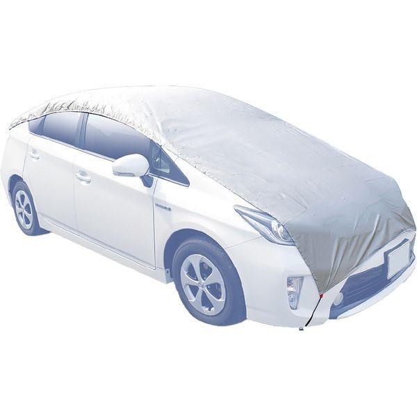 【自動車用品】大阪繊維資材 ハーフボディカバー シルバー HBC-002 LLサイズ IMA93204 1袋（直送品）