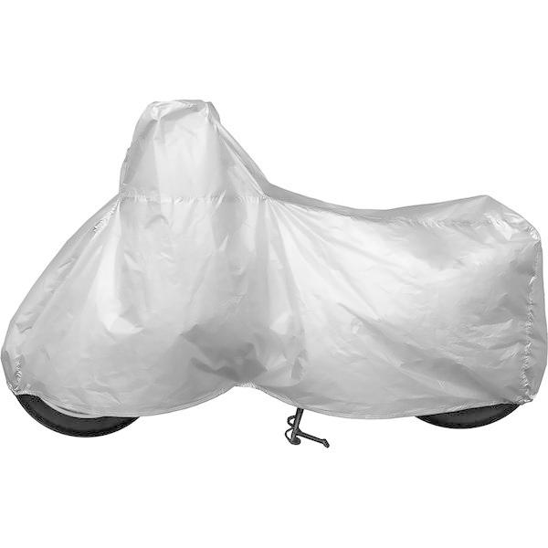 【バイク用品】大阪繊維資材 タフタバイクカバー シルバー Mサイズ IMA91402 1袋（直送品）
