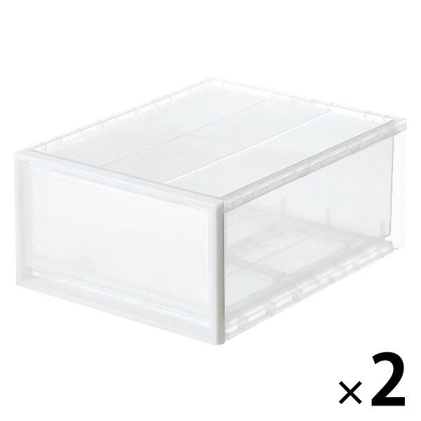 無印良品 ポリプロピレン クローゼットケース  中 約幅44×奥行55×高さ24cm 良品計画