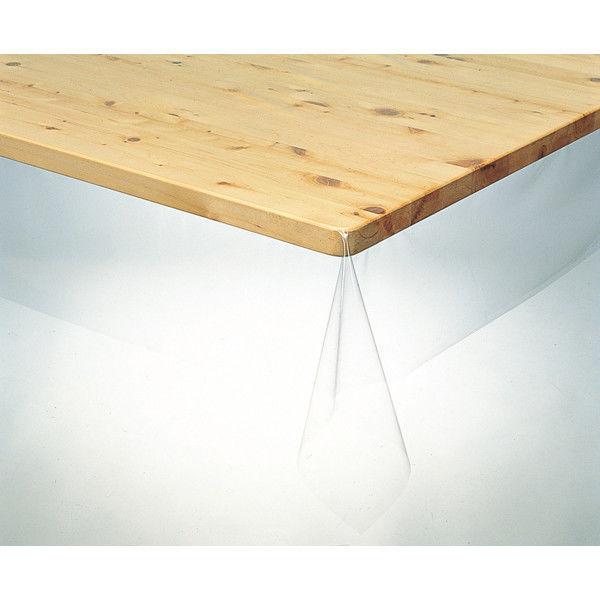 明和グラビア 3点機能付 透明ビニールテーブルクロス 120cm×200cm KMGK-1820 1枚