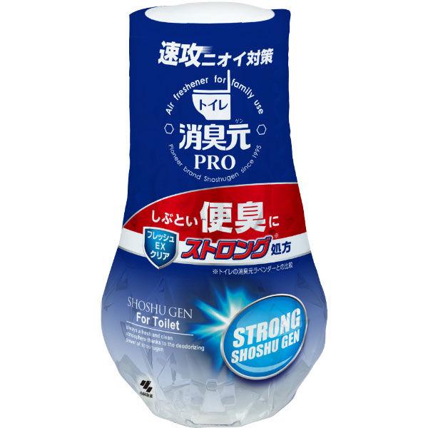 消臭元PRO 便臭ストロング フレッシュEXクリア 400mL 1個 トイレ用 消臭剤 小林製薬
