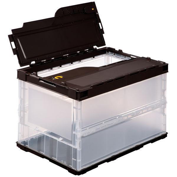 アスクル 折りたたみコンテナ 現場のチカラ ブラウン20個セット