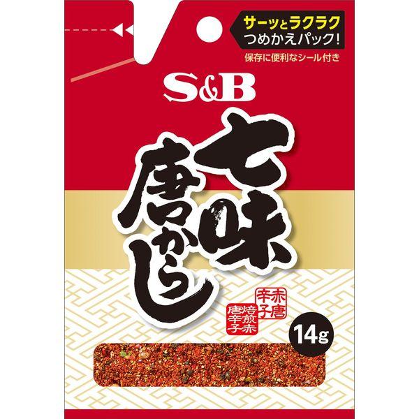 エスビー食品 S＆B 七味唐辛子 14g 1本