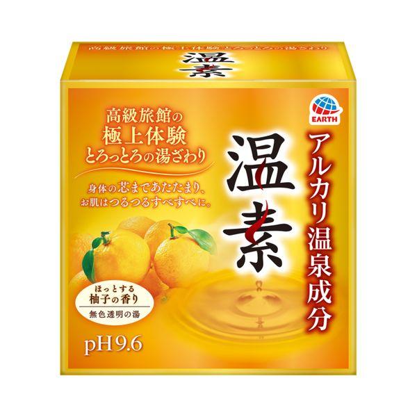 入浴剤 温泉の素 温素 柚子の香り (30g×15包入) (透明タイプ) アース製薬