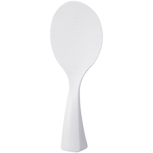 立つしゃもじ ホワイト K386W 1本 食洗機対応 マーナ（marna）