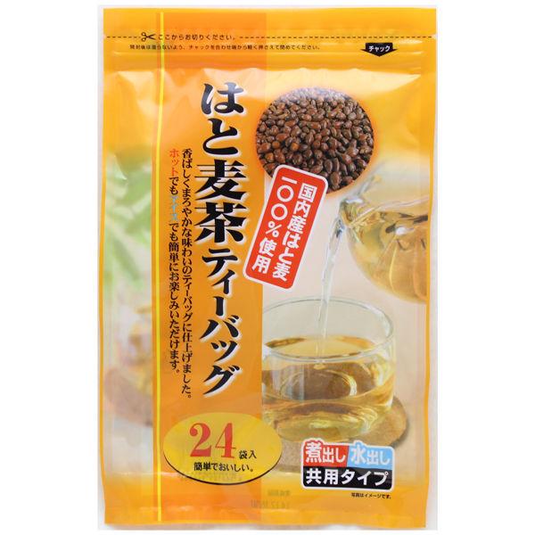 明和　国内産はと麦茶ティーバッグ　1袋（24バッグ入）