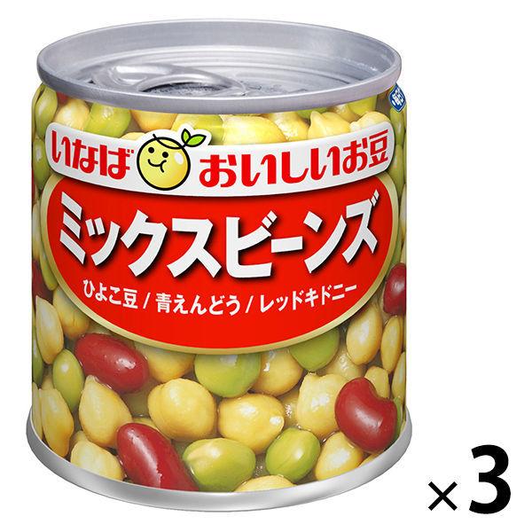 LOHACO - 缶詰 いなば食品 毎日サラダミックスビーンズ 国産 110g 1