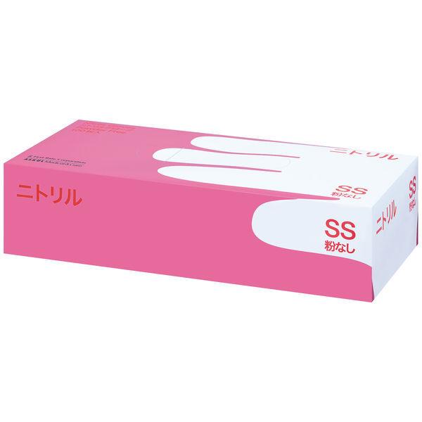 LOHACO - ファーストレイト ニトリルゴム手袋 ホワイト 35粉無し SS FR