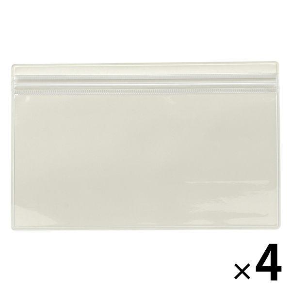 LOHACO - 無印良品 片面クリアケース 120×190mm ホワイトグレー 1