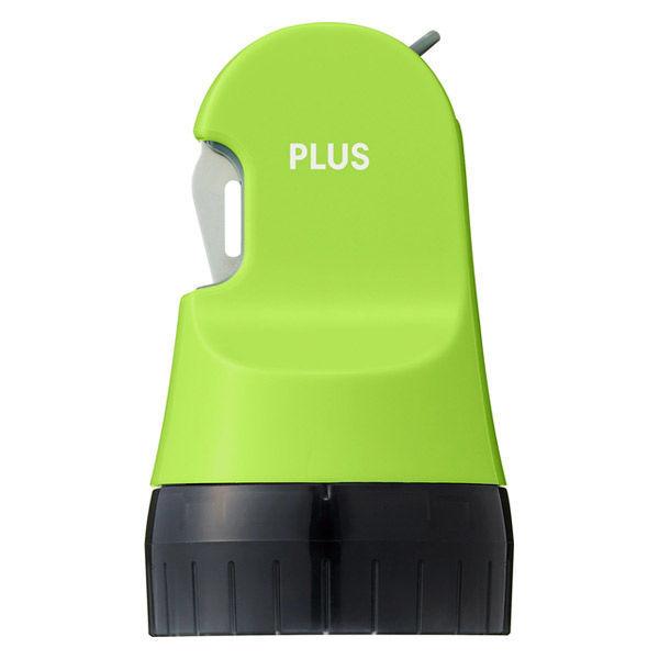 【アウトレット】プラス ローラーケシポン 箱用オープナー グリーン 個人情報保護スタンプ 26mm×30M（500回分） 40979