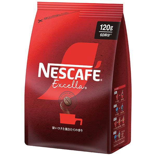 【インスタントコーヒー】ネスレ日本 ネスカフェ エクセラ 詰替え用 1袋（120g）