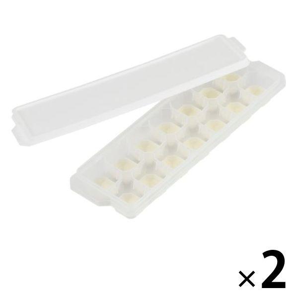 氷が取りやすい製氷皿 蓋付 アイストレー キューブ 1セット（2個入） ベストコ
