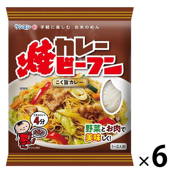 即席袋めん ケンミンカレー焼ビーフン 1セット（1個×6） ケンミン食品