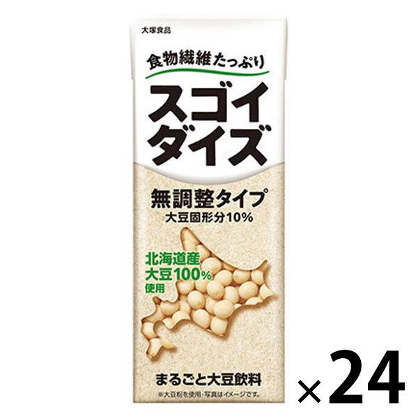 大塚食品 スゴイダイズ 無調整タイプ 200ml 1箱（24本入）