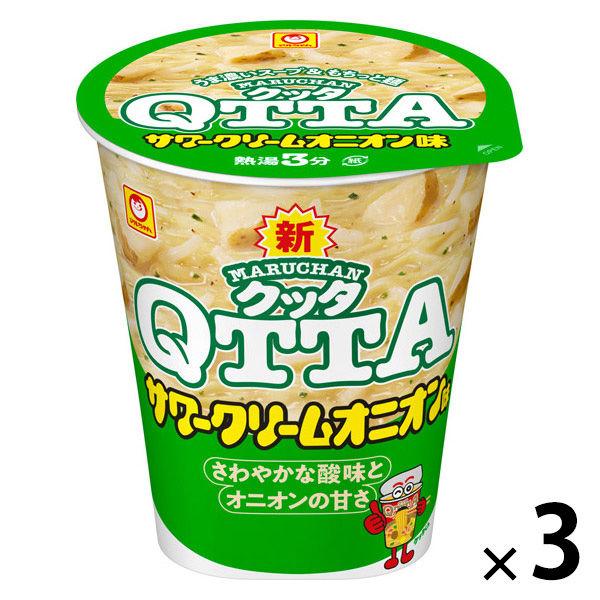 ＭＡＲＵＣＨＡＮ　ＱＴＴ（クッタ）サワークリームオニオン味82g 3個 東洋水産