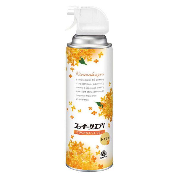 消臭スプレー スッキーリエア！ トイレ用 ほがらかなキンモクセイ 350ml 1本 アース製薬