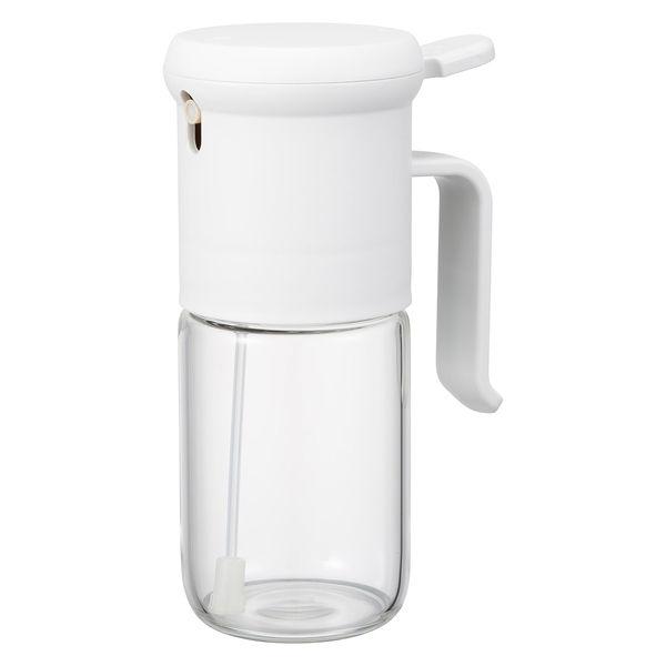 耐熱ガラスオイルスプレー ホワイト 噴霧量0.5mL 容量250mL 1個 ワンプッシュ 食洗機対応 シービージャパン