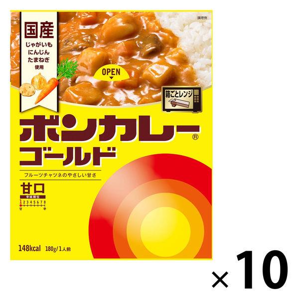 ボンカレーゴールド 甘口 180g 1セット（1個×10）大塚食品