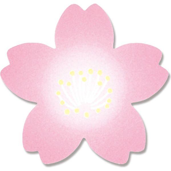 シモジマ ロールシール 紅桜 007067523 1巻(500片)