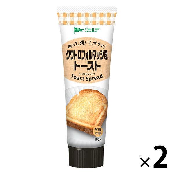 アヲハタ ヴェルデ クワトロフォルマッジ風トーストスプレッド100g 1セット（1本×2）ジャム スプレッド