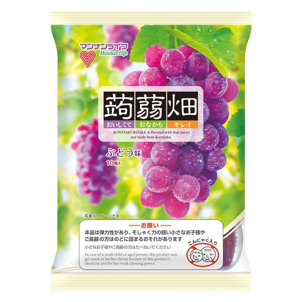マンナンライフ 蒟蒻ゼリー 個包装 蒟蒻畑 ぶどう味 1個