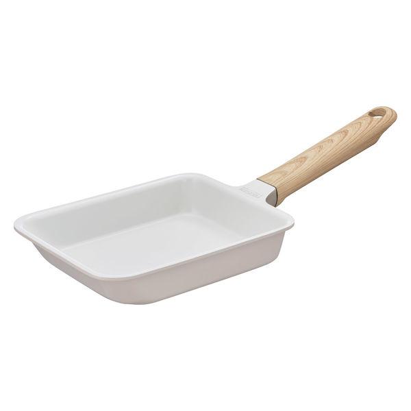 サーモス 卵焼きフライパン グレージュ IH/ガス火対応 KFO-013E GG 1個 軽量 フッ素化合物不使用