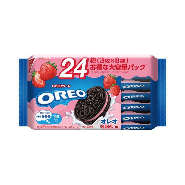 クッキー　クリームサンド オレオ ファミリーパック いちごクリーム 24枚入 1個