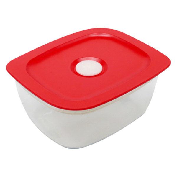 推せる保存容器・中 450ml 電子レンジ対応 レッド 1個 台和