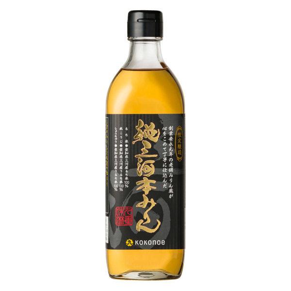 純三河本みりん 500ｍｌ 1個 九重味淋　ビン