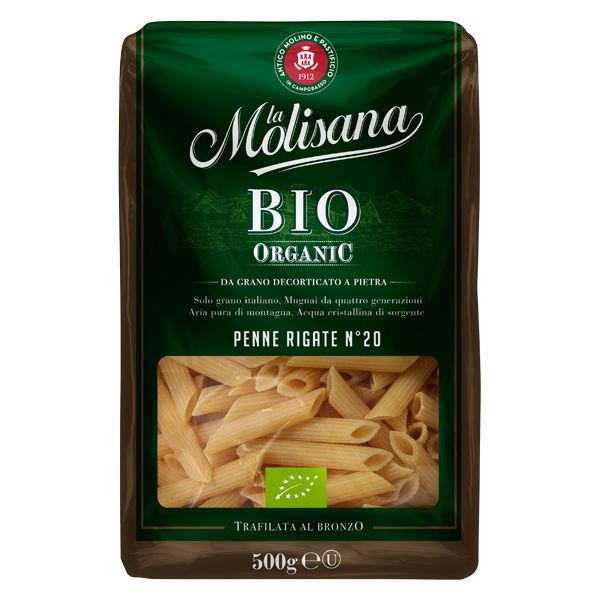 有機ペンネ・リガーテ 500g 1個 ラ・モリサーナ パスタ
