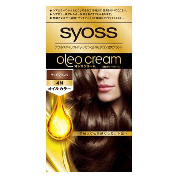 syoss（サイオス） オレオクリーム ヘアカラー4N　リッチショコラ 白髪染め ヘンケルジャパン