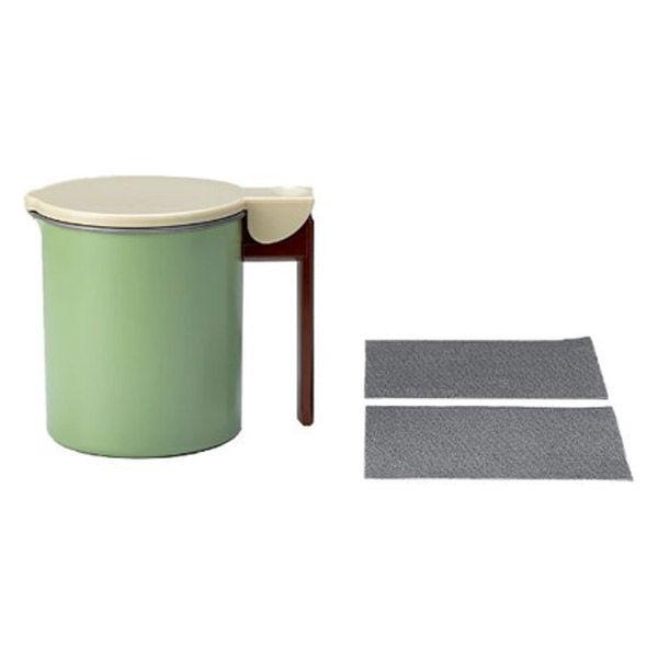 フッ素コート 活性炭油ろ過ポットWミニ 0.55L 1個