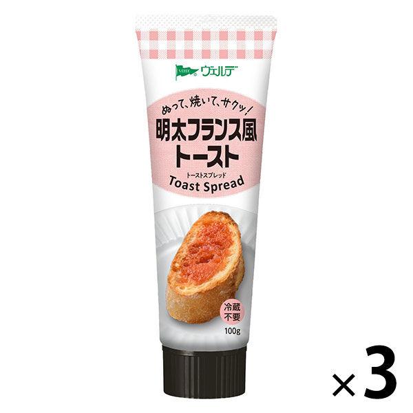 アヲハタ ヴェルデ 明太フランス風トーストスプレッド 3個