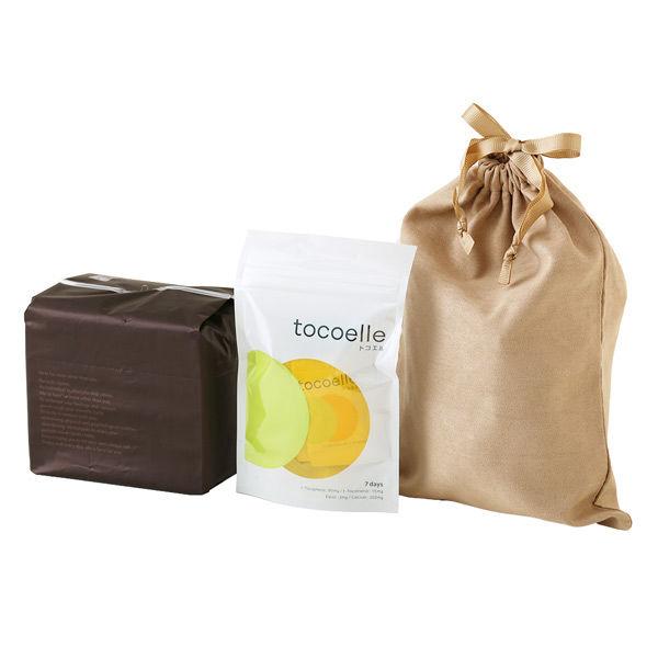 【ロハコ限定】フェムケアセット トコエル1個（7袋入）＋エリス 素肌のきもち 超スリム 羽つき 23cm 昼用(20枚)　おまけ付