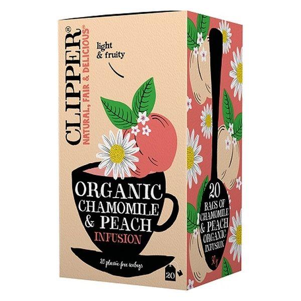 クリッパー（CLIPPER） カモミール＆ピーチ ティーバッグ 1箱（20バッグ入）