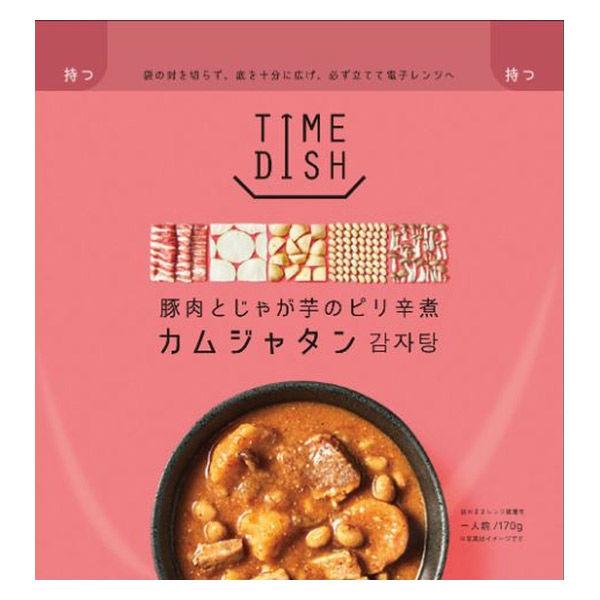 TIME DISH 豚肉とじゃが芋のピリ辛煮カムジャタン 170g 1個 カネカ食品